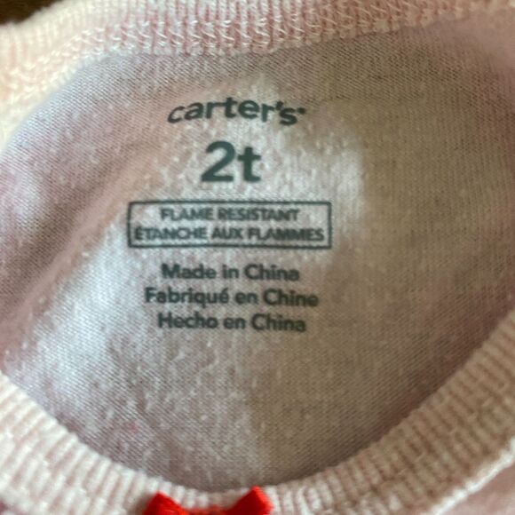 Carter's 3 Piece Cupcake Pajama Set Girls' 2T - Picture 2 of 11